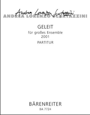 Geleit - Partitur Ens