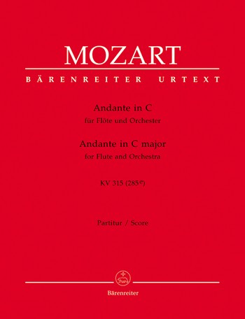 Andante C-Dur KV315 fr Flte und Orchester Partitur