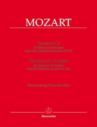 Mozart, Wolfgang Amadeus Konzert In einer Bearbeitung von A. E. Mller nach dem Klarinettenkonzert KV 6 Partitur Fl/Orch
