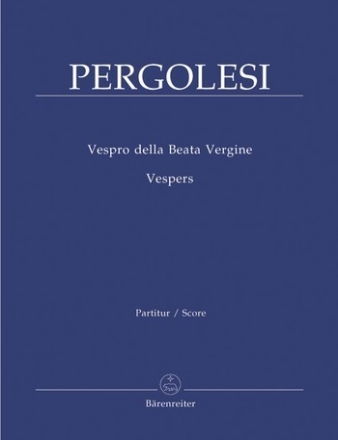 Vespro della Beata Vergine / Marienvespe - Partitur Soli/GemCh/Orch