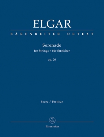 Serenade op.20 fr Streicher Partitur