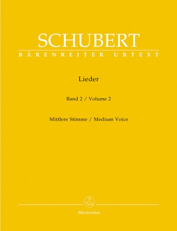 Lieder Band 2 (op.26 bis op.79) fr mittlere Stimme und Klavier praktische Ausgabe