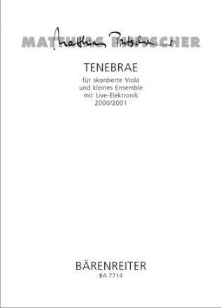 Tenebrae - Partitur Ens