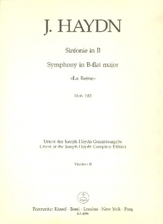 Sinfonie B-Dur Hob.I:85 fr Orchester Violine 2