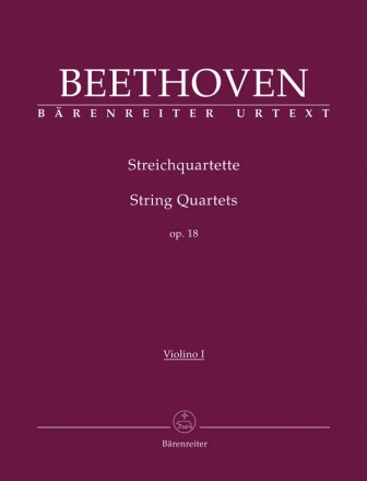 Streichquartette op.18  Stimmen