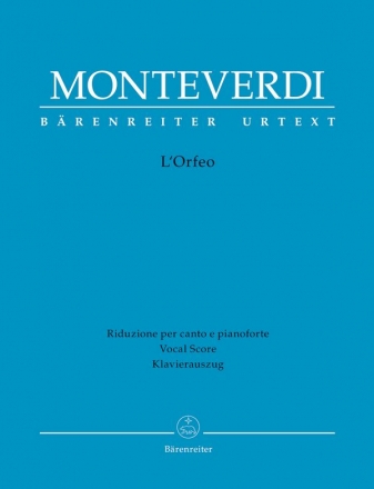 L'Orfeo   Klavierauszug (it)
