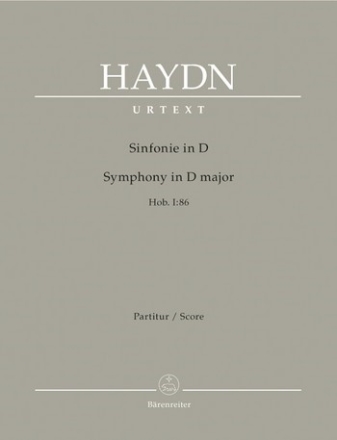 Haydn, Joseph Sinfonie - Hob. I:86 Partitur, Urtextausgabe Orch