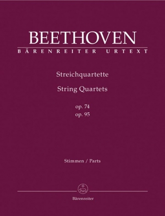 Streichquartette op.74 und op.95  Stimmen