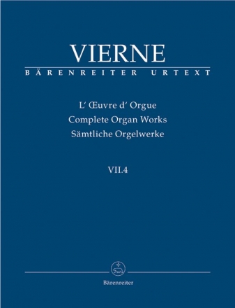Smtliche Orgelwerke Band 7,4: Pices de fantaisie en 4 suites op.55 Livre 4 (nos.19-24)