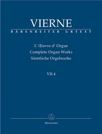 Smtliche Orgelwerke Band 7,4: Pices de fantaisie en 4 suites op.55 Livre 4 (nos.19-24)