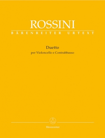 Duett für Violoncello und Kontrabass Partitur und Stimmen