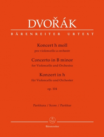 Konzert h-Moll op.104 fr Violoncello und Orchester Partitur