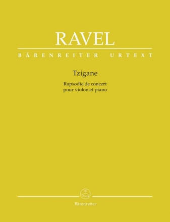 Tzigane   fr Violine und Orchester fr Violine und Klavier