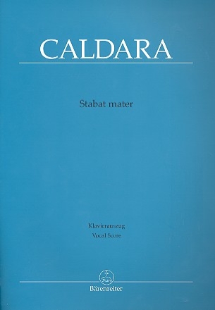 Stabat Mater fr Soli, gem Chor und Orchester Klavierauszug