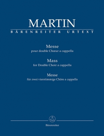 Messe pour double choeur für gem Chor a cappella Partitur