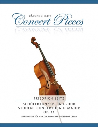 Schlerkonzert G-Dur op.22 fr Violine und Klavier  fr Violoncello und Klavier