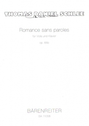 Romance sans paroles op.66b fr Viola und Klavier