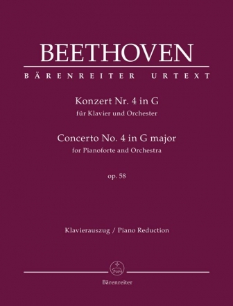 Konzert G-Dur Nr.4 op.58 fr Klavier und Orchester fr 2 Klaviere 2 Spielpartituren