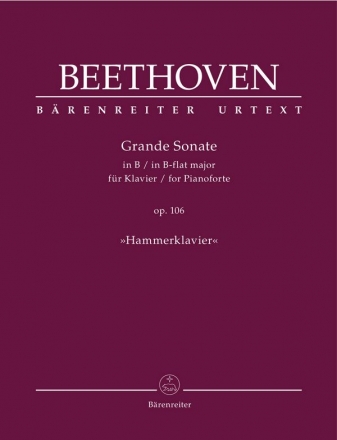 Sonate B-Dur op.106 fr Klavier