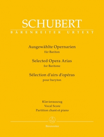Ausgewhlte Opernarien fr Bariton und Orchester Klavierauszug