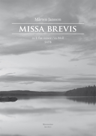 Missa brevis es-Moll fr gem Chor a cappella Partitur (schwed/en)