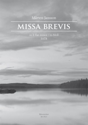 Missa brevis es-Moll fr gem Chor a cappella Partitur (schwed/en)