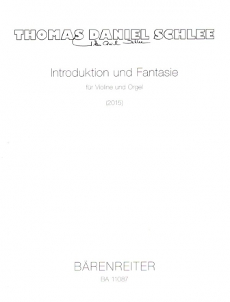 Introduktion und Fantasie fr Violine und Orgel
