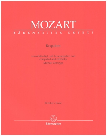 Requiem KV626 (Neuvervollstndigung) fr Soli, gem Chor und Orchester Partitur