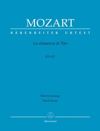 La clemenza di Tito KV621  Klavierauszug (dt/it), gebunden