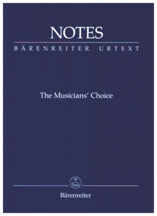 Notizbuch Notes - The Musician's Choice Umschlag Liszt-dunkelblau (Mindestabnahme 10 Stk)