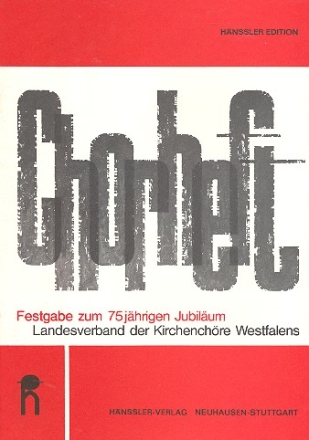 Chorheft Westfalen fr gem Chor a cappella Partitur