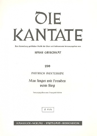 Man singet mit Freuden vom Sieg fr gem Chor und Instrumente Viola 2