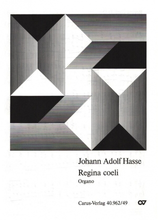 Regina coeli D-Dur fr Alt, gem Chor, 2 Oboen, 2 Hrner, 2 Violinen, Viola und Bc Orgel