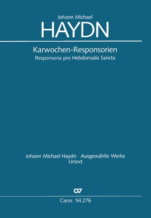 Karwochen-Responsorien fr gem Chor (Orgel und Violone ad lib) Partitur (lat)