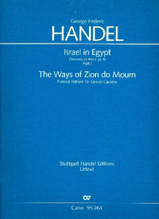 The Ways of Zion do mourn HWV264 fr Soli, gem Chor und Orchester Partitur