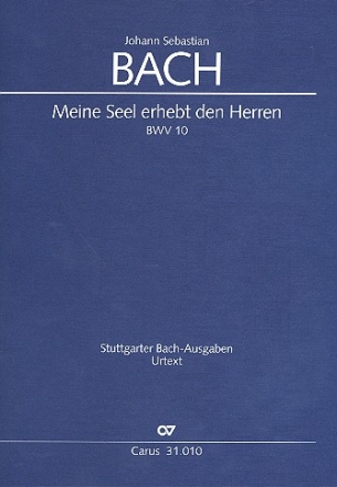 Meine Seel erhebt den Herren Kantate Nr.10 BWV10 Partitur (dt/en)
