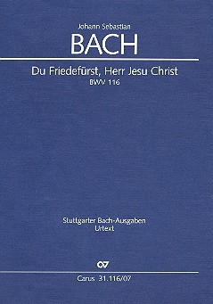 Du Friedefrst, Herr Jesu Christ Kantate Nr.116 BWV116 Studienpartitur (dt/en)