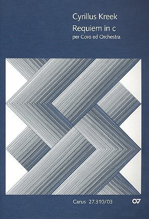 Requiem c-Moll  fr Tenor, gem Chor, Orchester und Orgel (ad lib) Klavierauszug