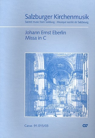 Missa C-Dur fr Soli, gem Chor, Orgel und Orchester Klavierauszug