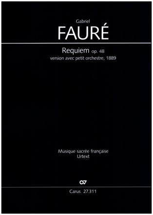 Requiem op.48  fr Soli, gem Chor und Kammerorchester (mit komplettem Offertorium) Partitur