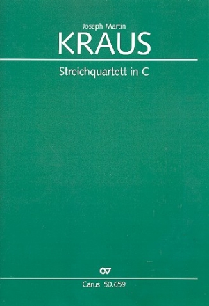 Streichquartett C-Dur Nr.9 op.1,5 VB182 Partitur und Stimmen