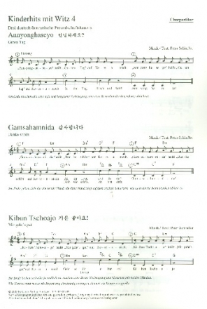 Kinderhits mit Witz Band 4 fr Kinderchor, Klavier und Rhythmusgruppe Chorpartitur