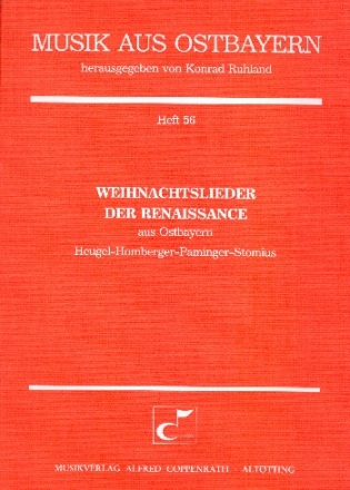 Weihnachtslieder der Renaissance fr gem Chor a cappella Partitur