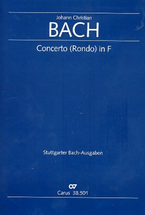 Konzert F-Dur fr Orgel manualiter und Streicher Partitur und Streicherstimmen (3-3-0-3)