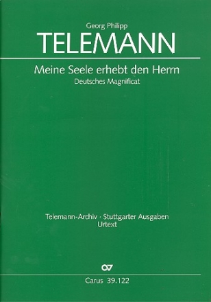Meine Seele erhebt den Herrn fr Soli, gem Chor und Instrumente Partitur und Stimmen (3-3-2-3)