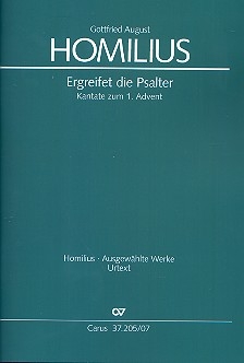 Ergreifet die Psalter HoWV2,1  fr Soli, gem Chor und Orchester Studienpartitur