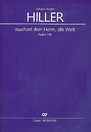 Jauchzet dem Herrn alle Welt fr Soli, gem Chor und Orchester Klavierauszug