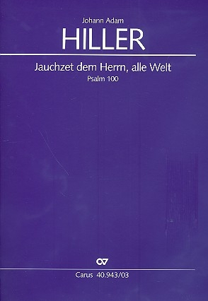 Jauchzet dem Herrn, alle Welt - Psalm 100 fr Soli, gem Chor und Orchester Klavierauszug