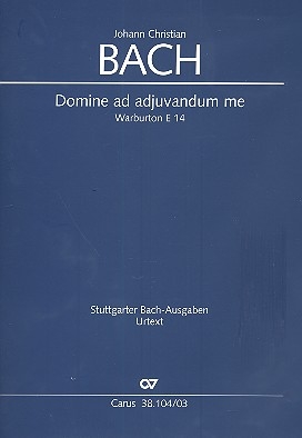 Domine ad adjuvandum me fr Soli, gem Chor und Orchester Klavierauszug