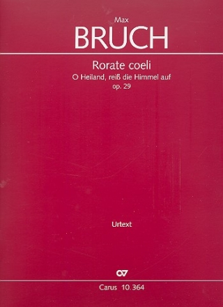 O Heiland rei die Himmel auf op.29 fr gem Chor und Orchester Partitur (dt)